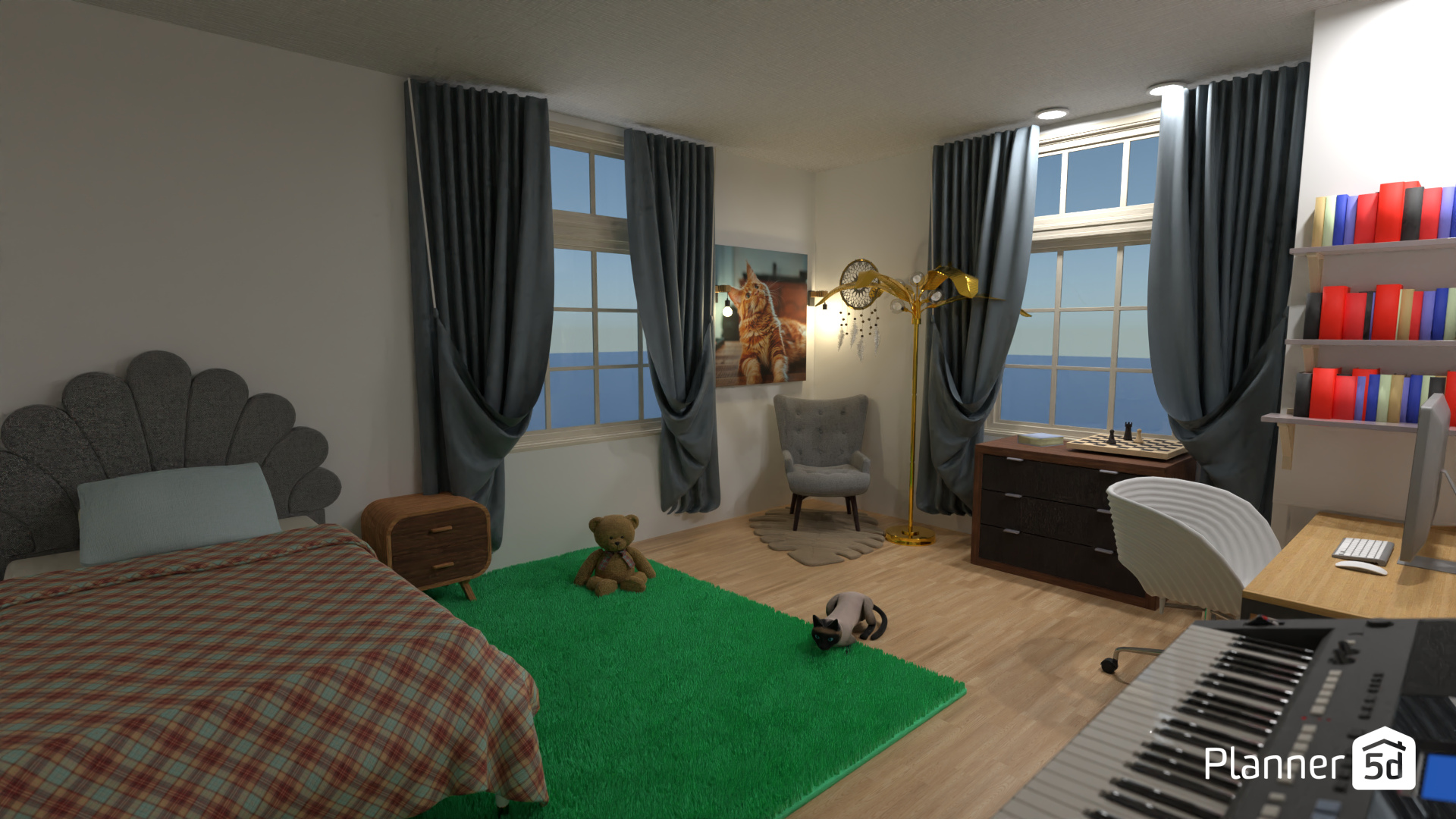 my dream bed room #17160439 by My main coon Betika!