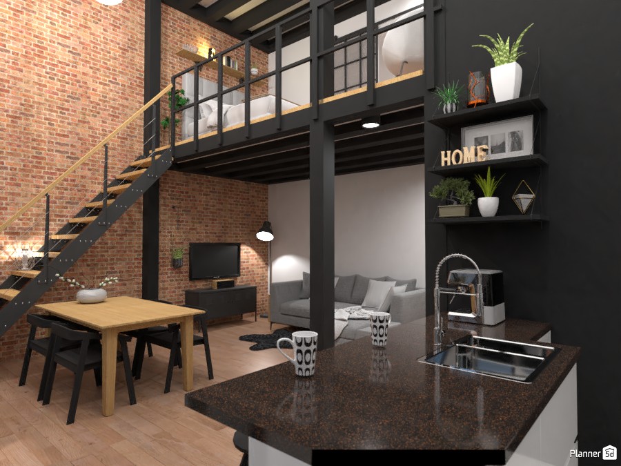 City Loft with Terrace #4473471 by Lucija Marko