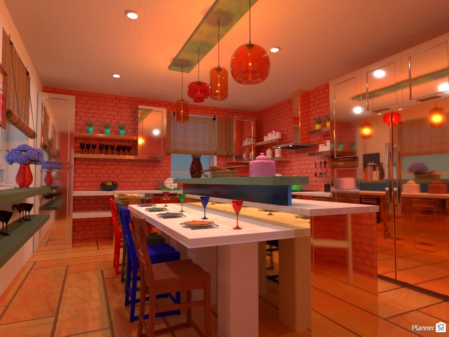 Colorful interior: Design battle contest #4495321 by Gabes
