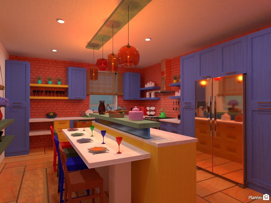 Colorful interior: Design battle contest #4495368 by Gabes