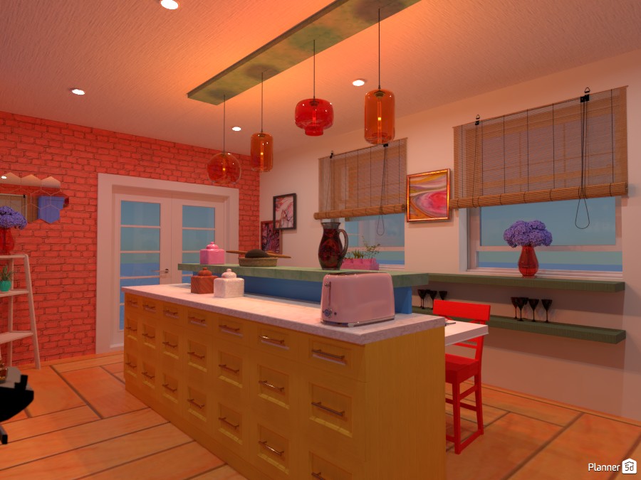 Colorful interior: Design battle contest #4495372 by Gabes