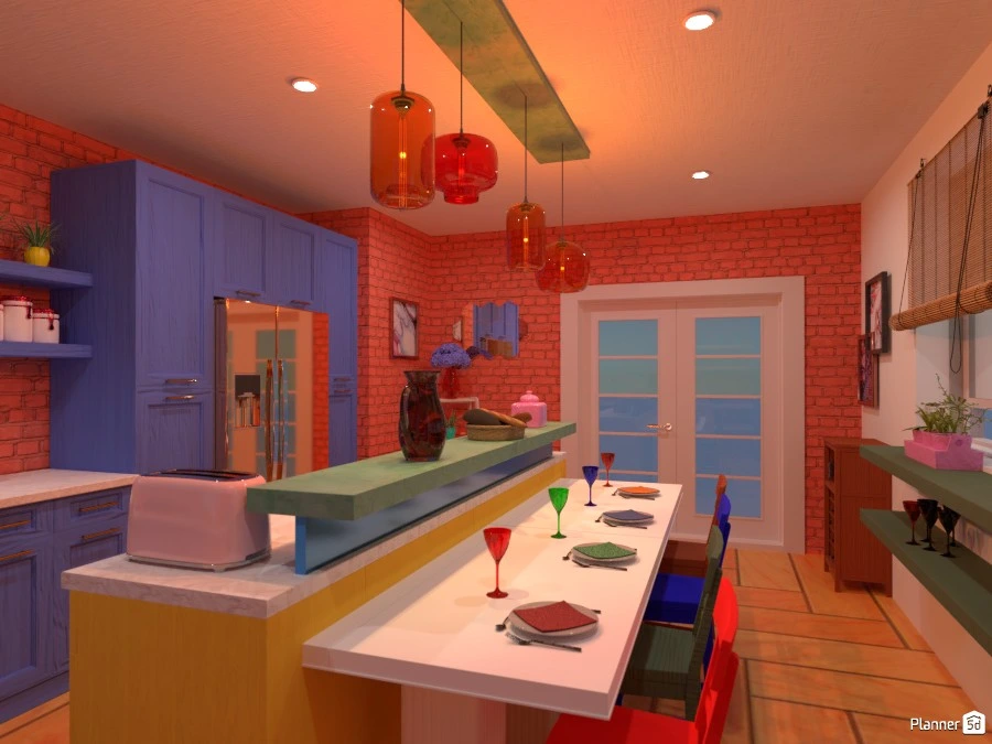 Colorful interior: Design battle contest #3042608 от Gabes