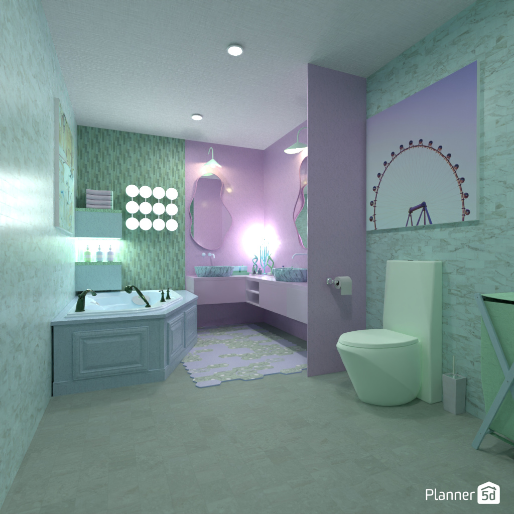 Pastel bathroom #20659610 by Editors Choice
