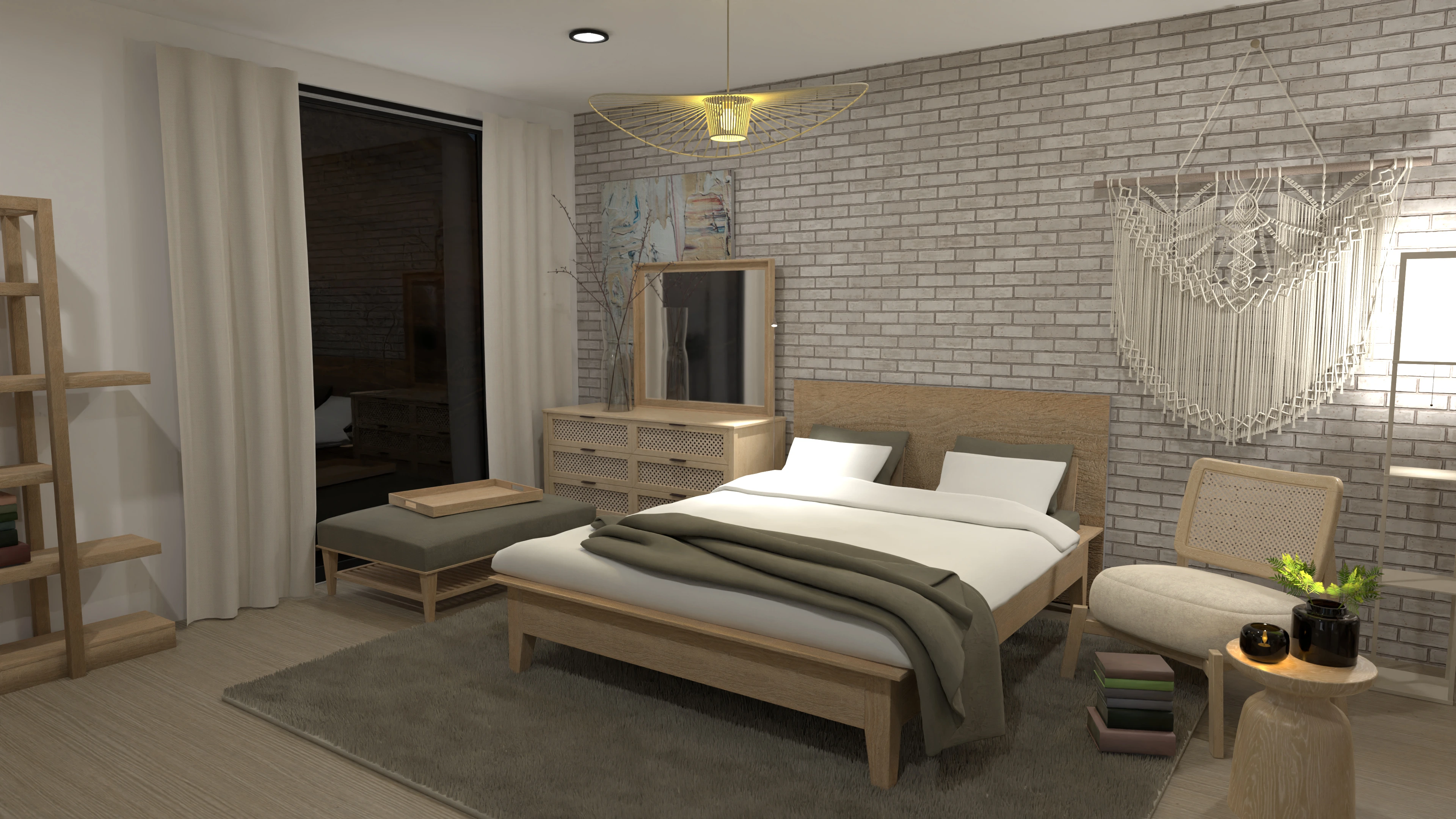 Eco-Minimalistic Bedroom #3075152 by Lisa Williams
