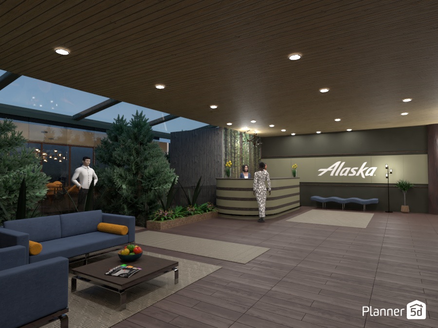 Alaska Airlines Airport Lounge Image 2 of 5 #6170143 by DesignKing