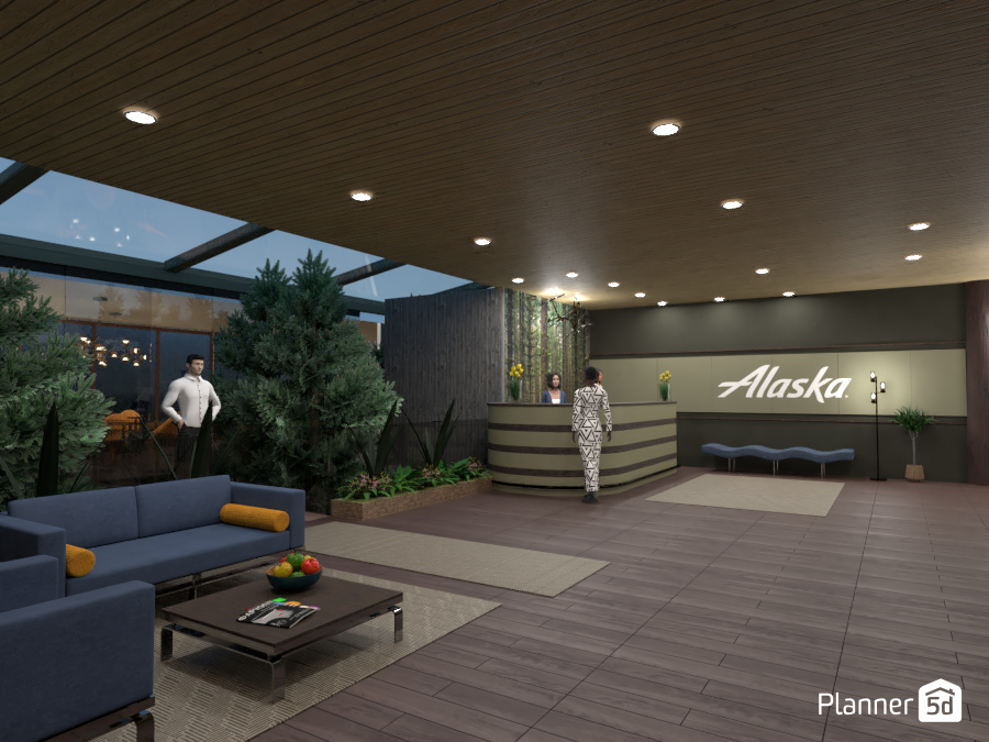 Alaska Airlines Airport Lounge Image 2 of 5 6170143 by DesignKing image