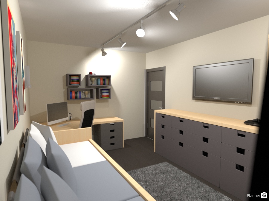 Комната мальчика подростка #1379233 by Юлия