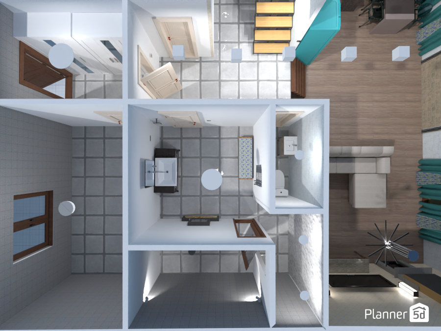 санузлы 1 этаж #7381178 by User 25267386