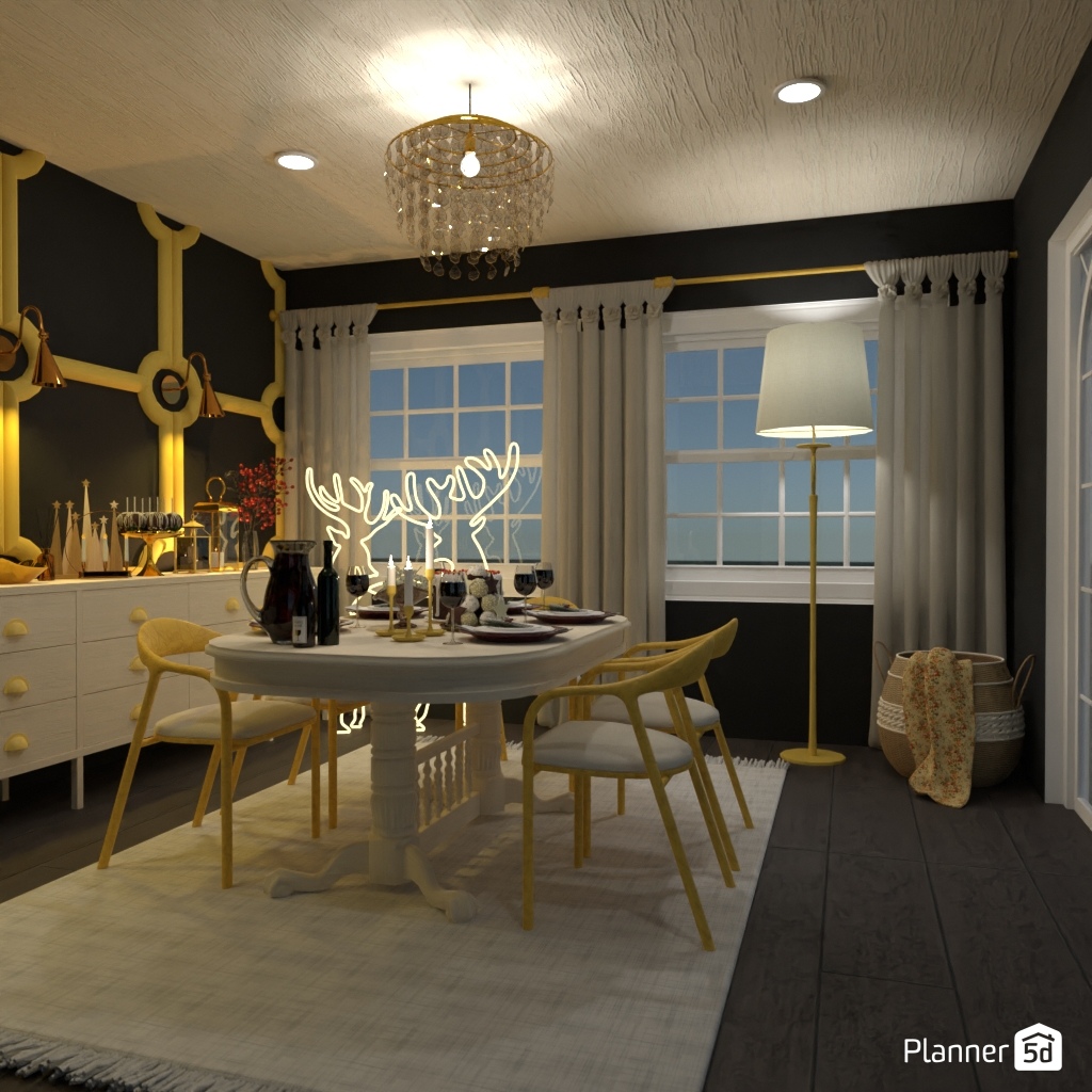 DB: Thanksgiving Day - room shell copy #23436431 by Editors Choice