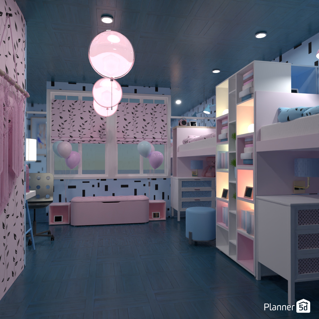 Bedroom for twins #18981272 by Editors Choice