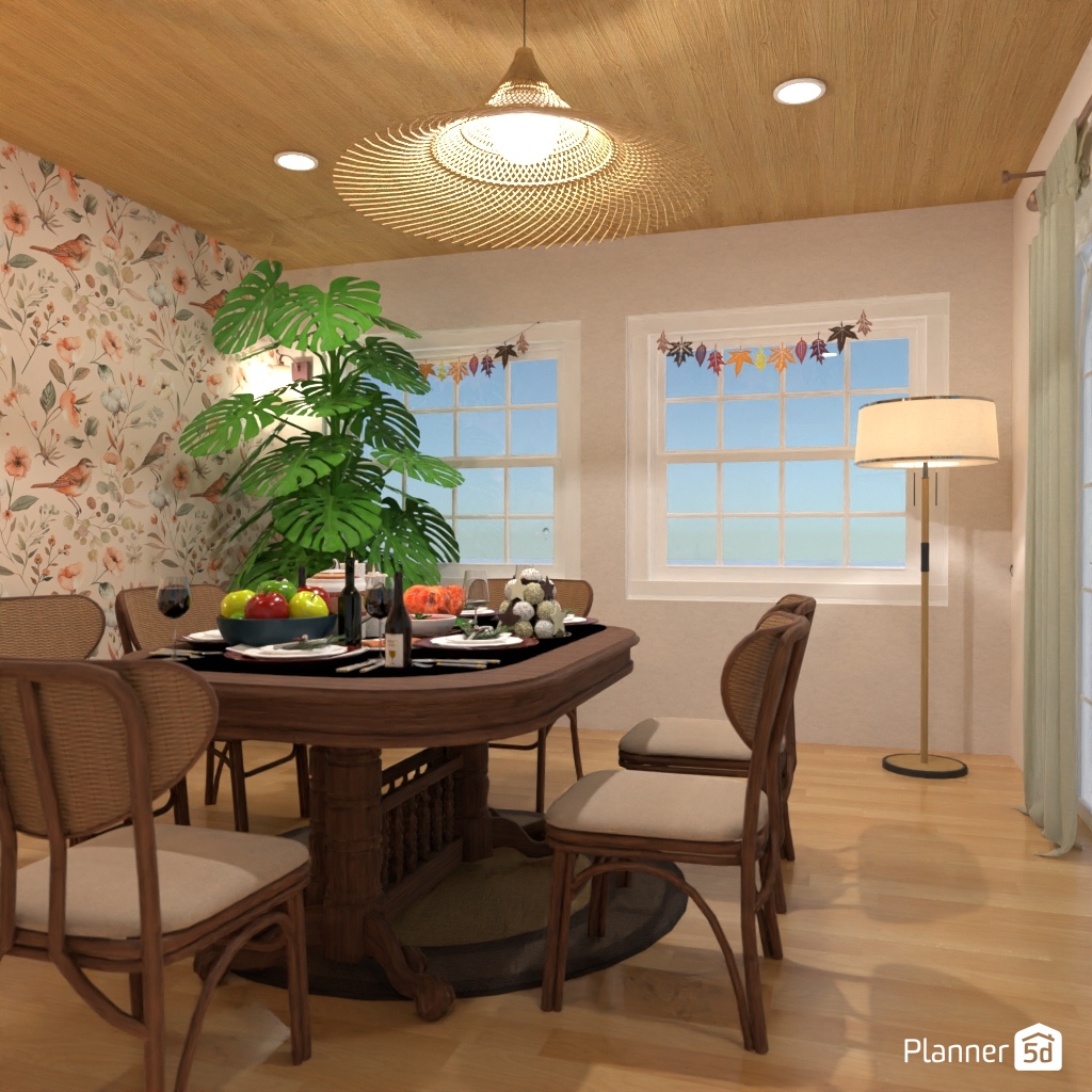 DB: Thanksgiving Day - room shell copy #23457859 by Editors Choice