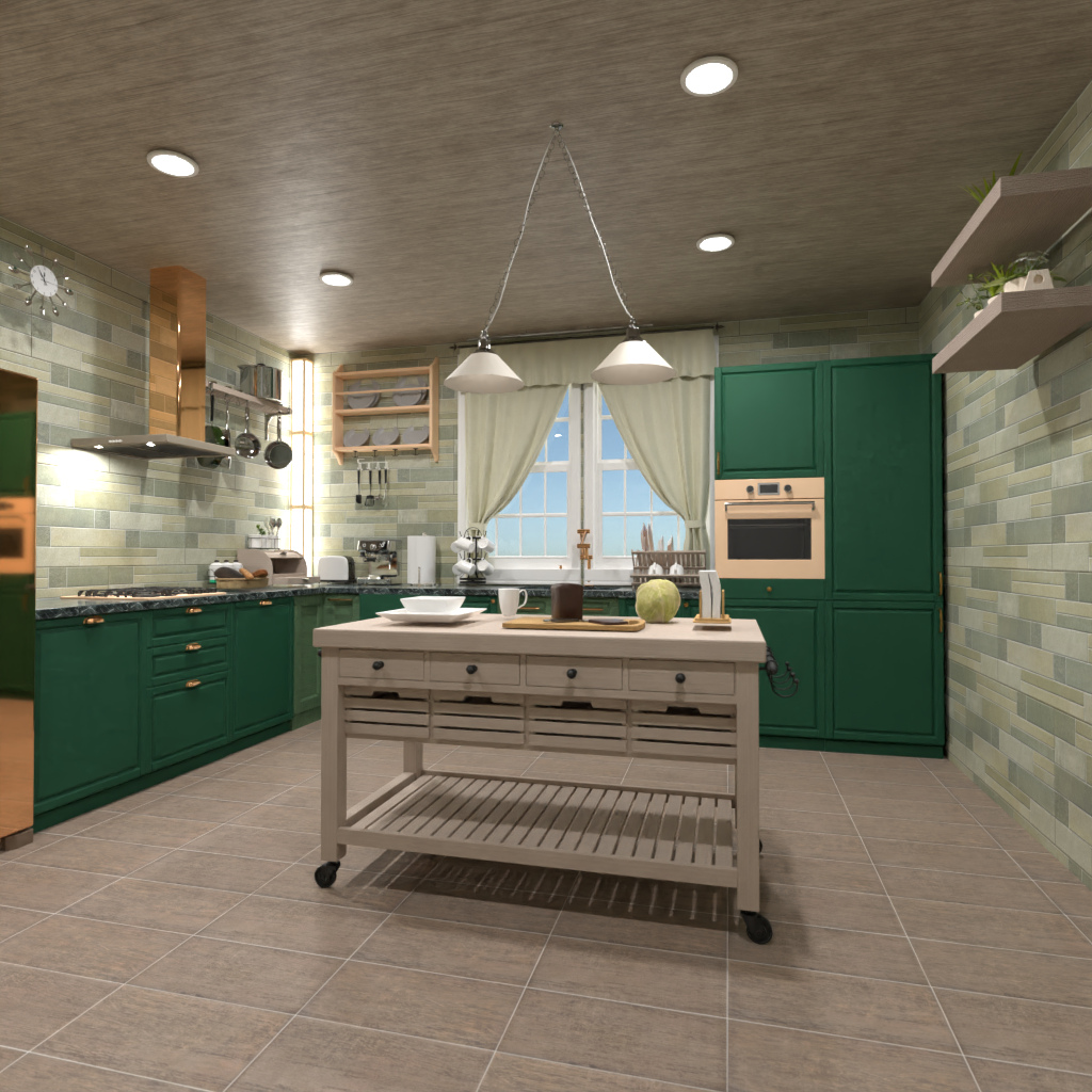 Vintage kitchen #13245215 by Editors Choice