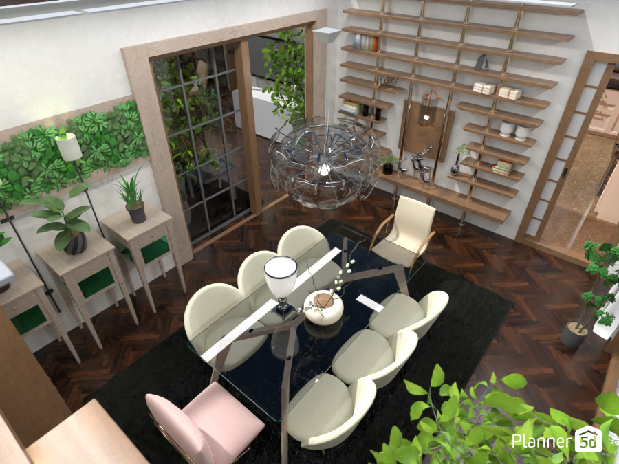 green dining area #12495559 by Astrid from Germany