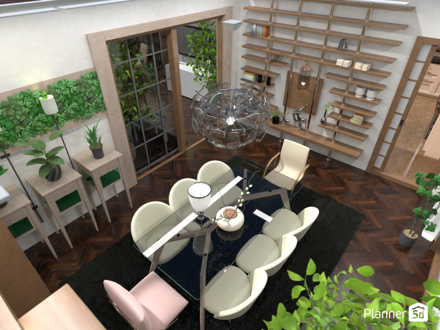green dining area 12495559 by Astrid from Germany image