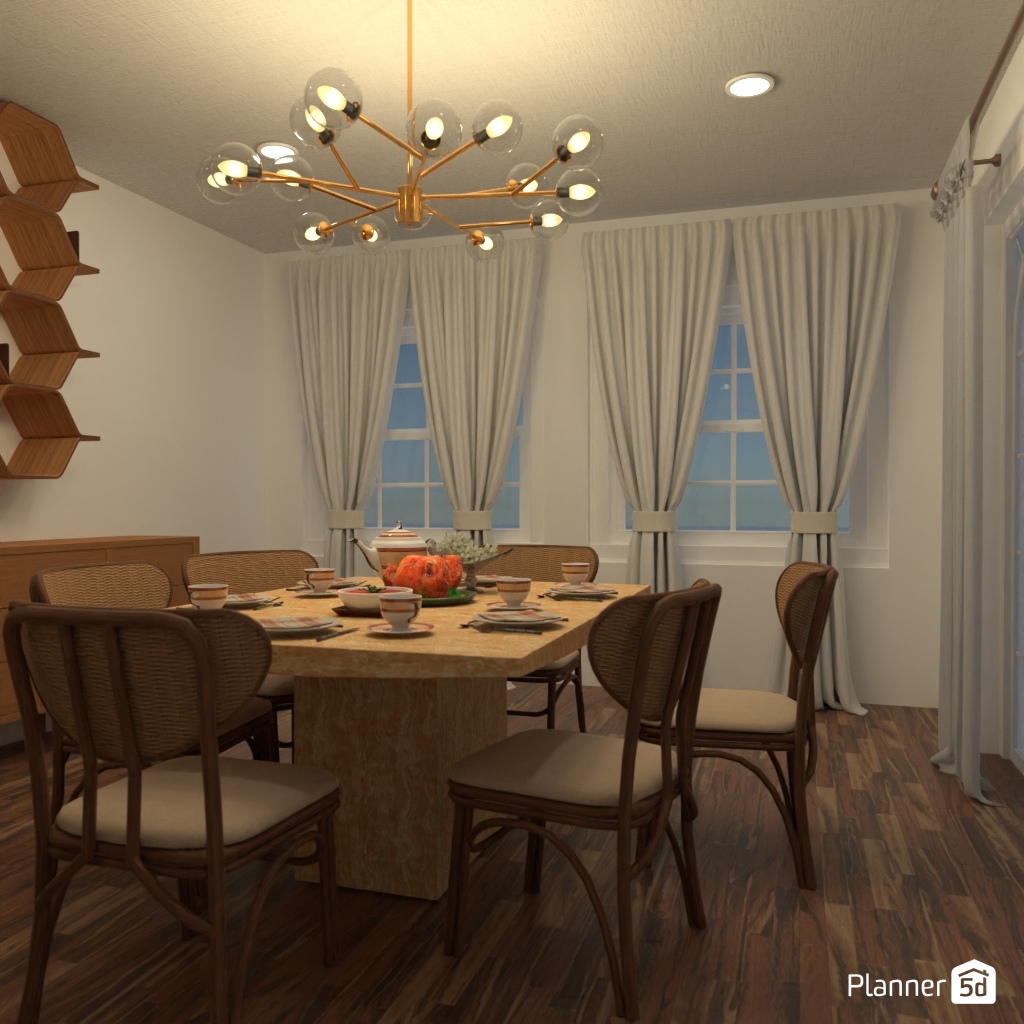 DB: Thanksgiving Day - room shell copy #23488466 by Editors Choice