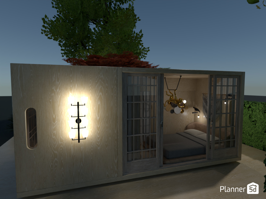 Bungalow 25 mq: Bed Side #8656397 by Moonface