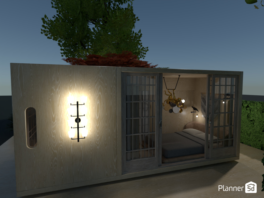Bungalow 25 mq: Bed Side 8656397 by Moonface image