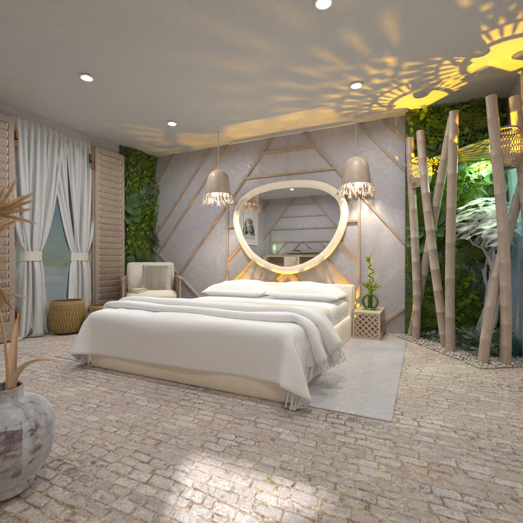 Wabi Sabi Bedroom #14588955 by Editors Choice