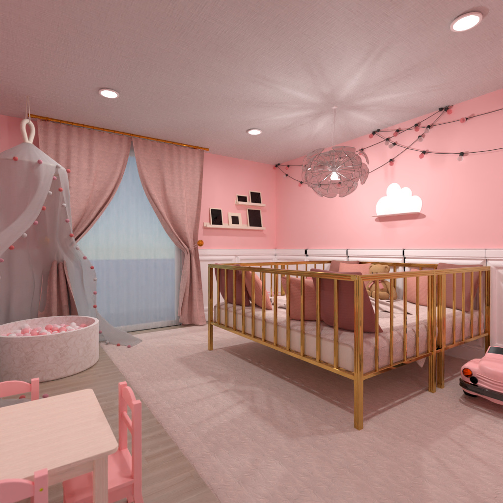 Pink Bedroom #11748424 by Editors Choice