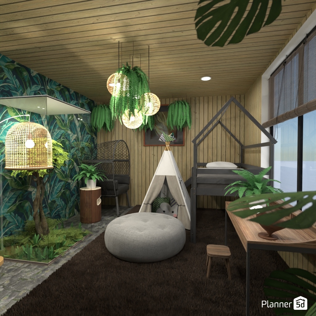 Jungle Bedroom #21846322 by Editors Choice