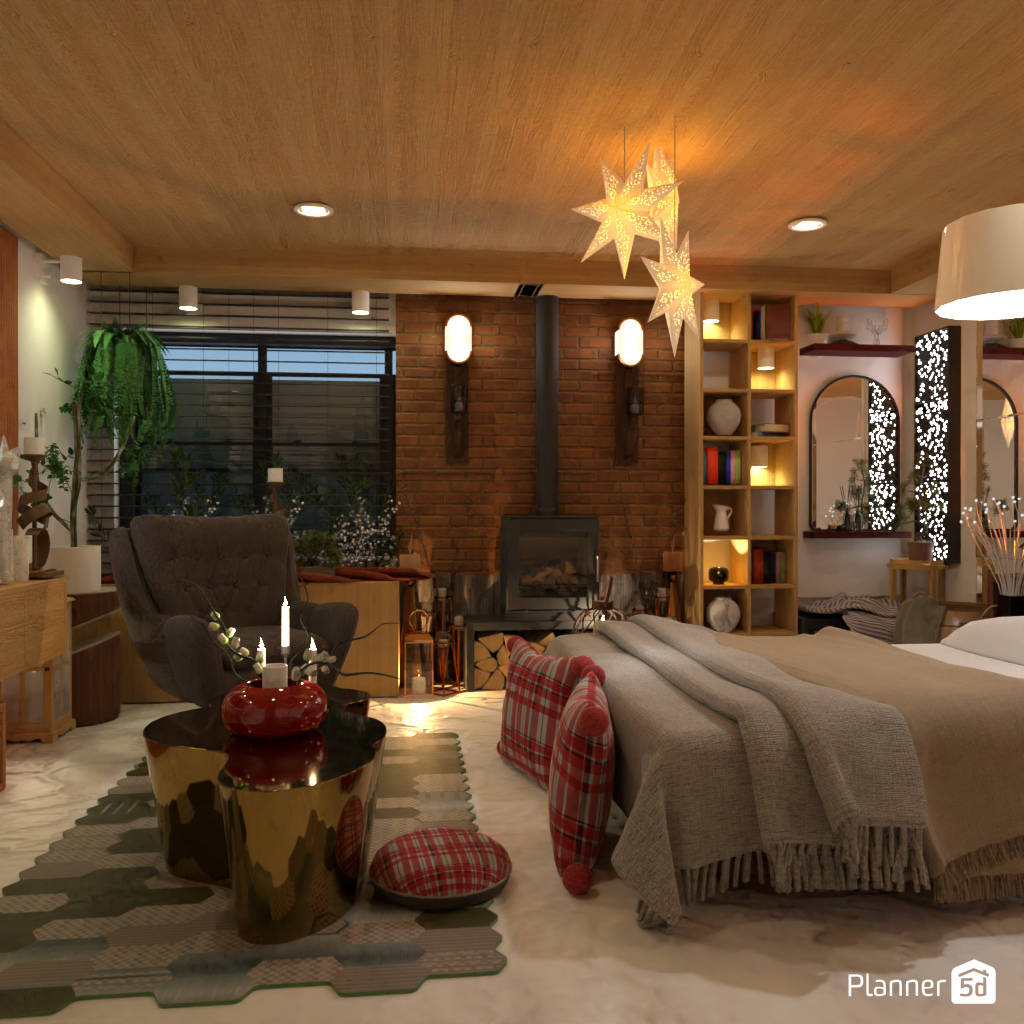 Winter and Fire! #16716567 by Editors Choice