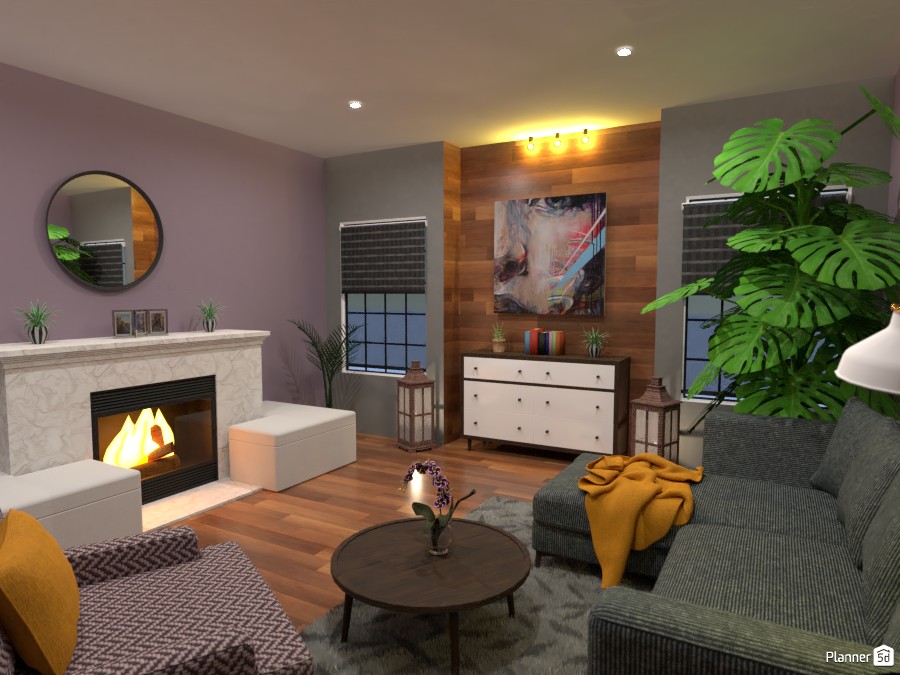 LIVING ROOM WITH FIREPLACE 5482465 by Didi image