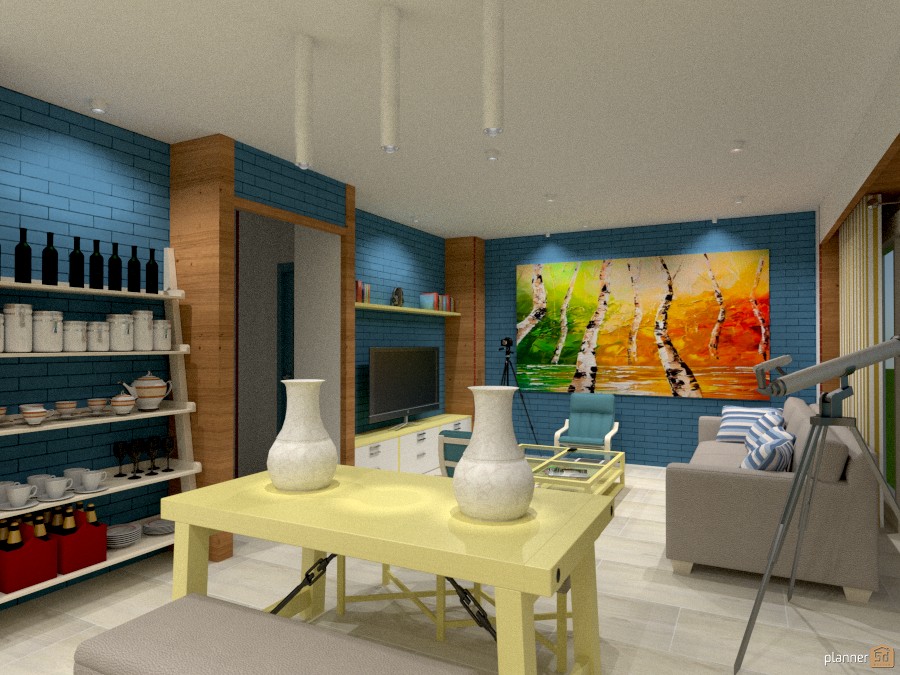 Salón azul #1145287 by Jessica✅