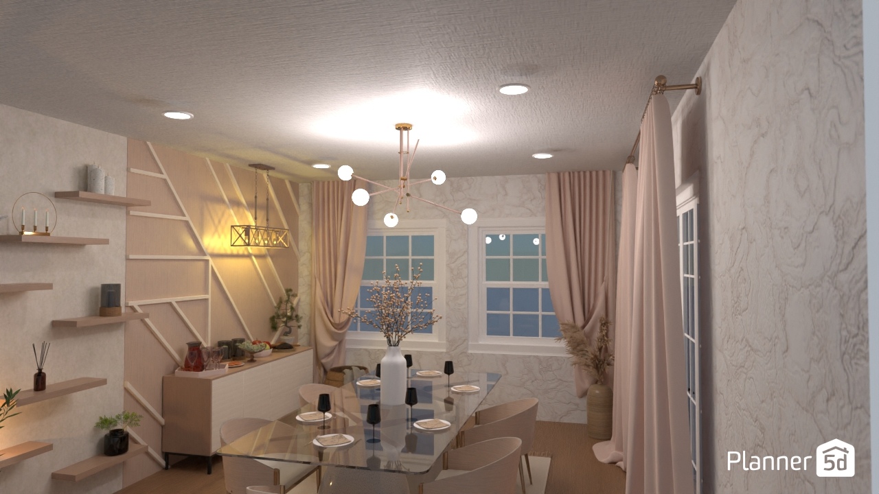 warm dining room #23478383 by Soso