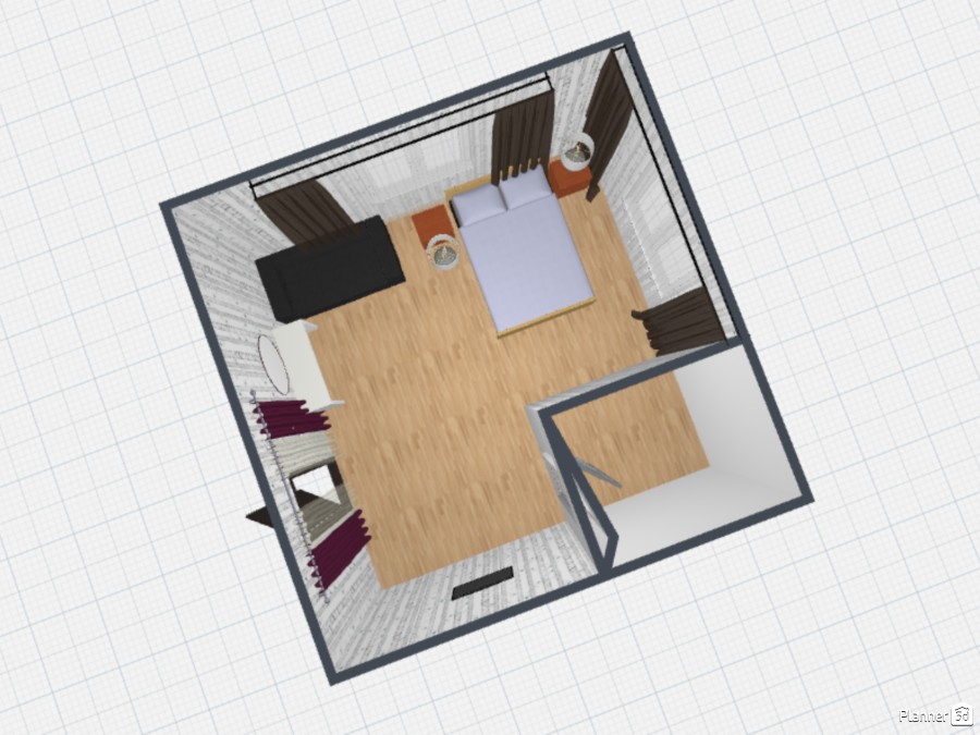 Room - Free Online Design | 3D Bedroom Floor Plans By Planner 5D