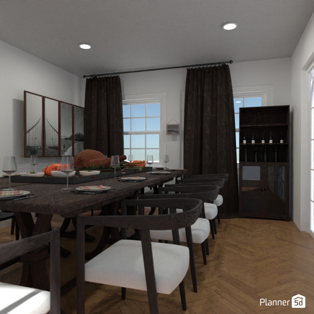 DB: Thanksgiving Day - room shell copy #23453287 by Editors Choice