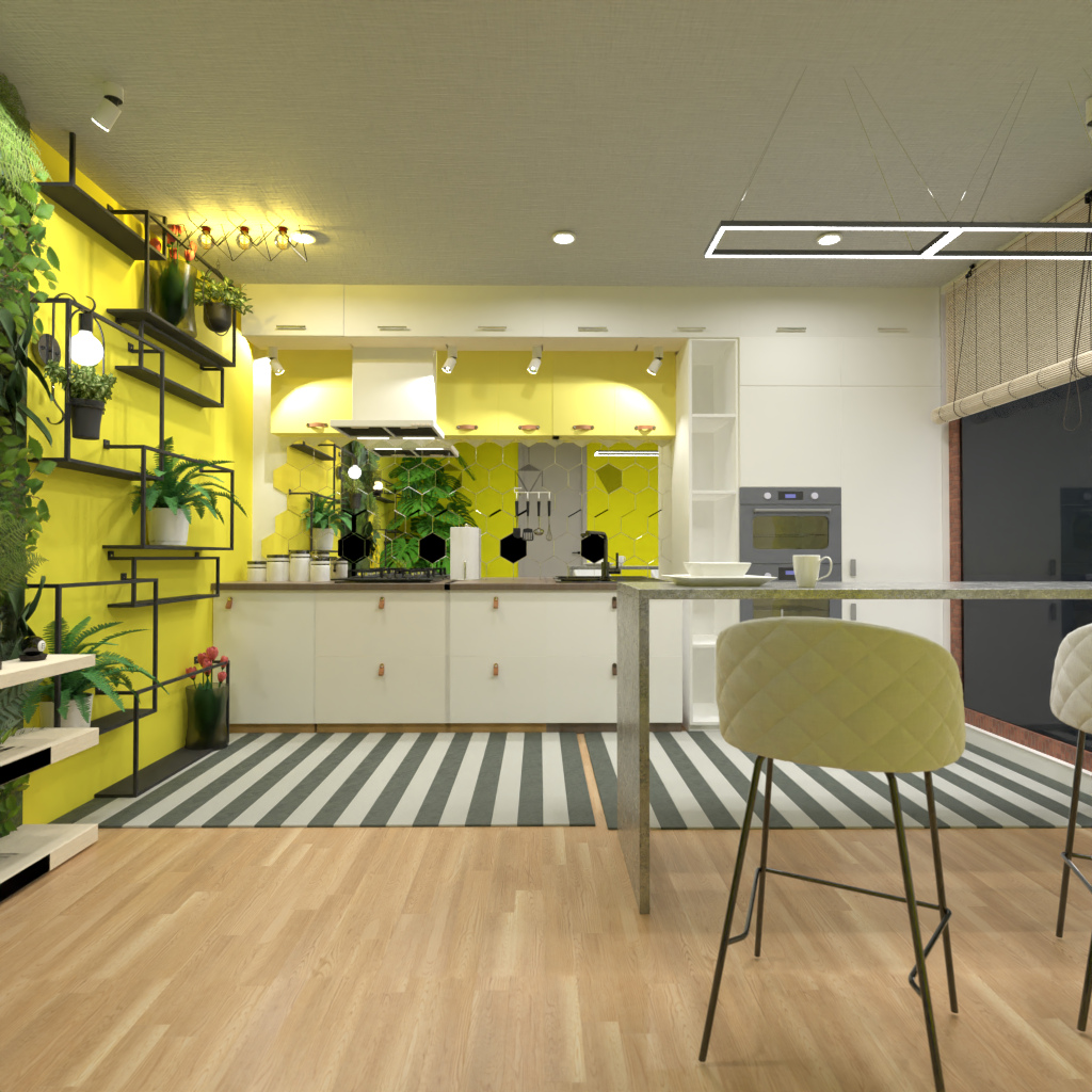 Sunny Kitchen #12554463 by Editors Choice