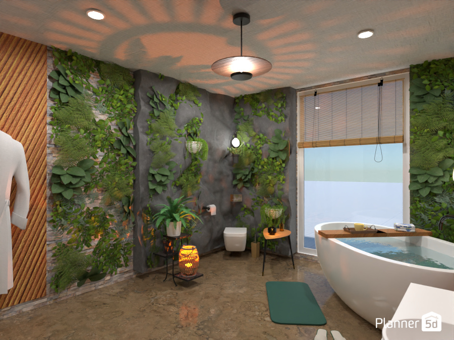Biophilic Bathroom : Desing battle contest #13039463 by Gabes