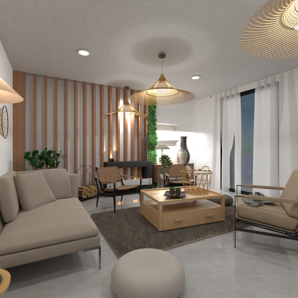 Japandi Living Room #3344044 by Editors Choice