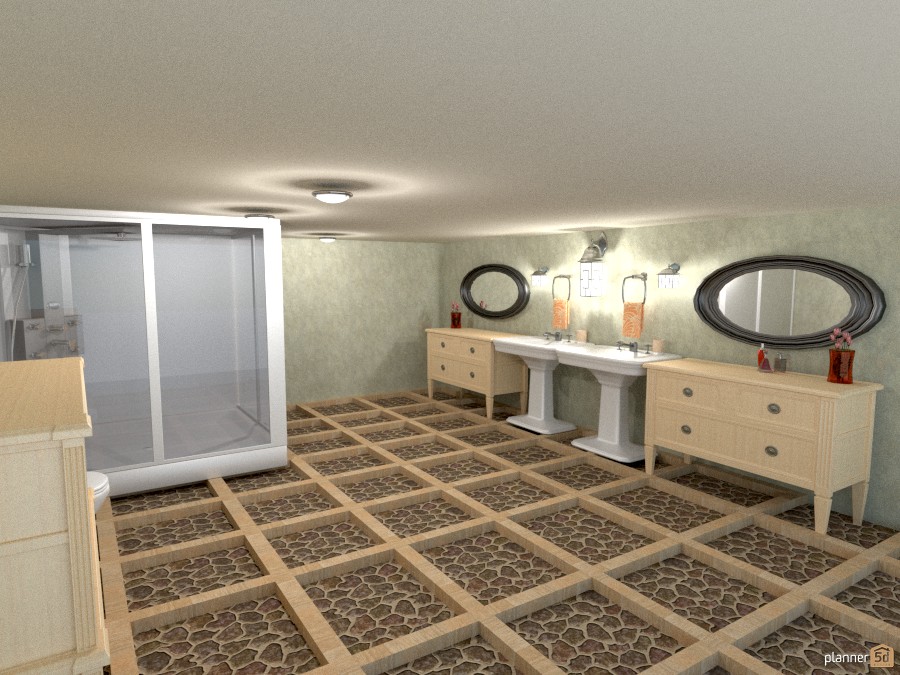 stone floor bathroom #803053 by Joy Suiter