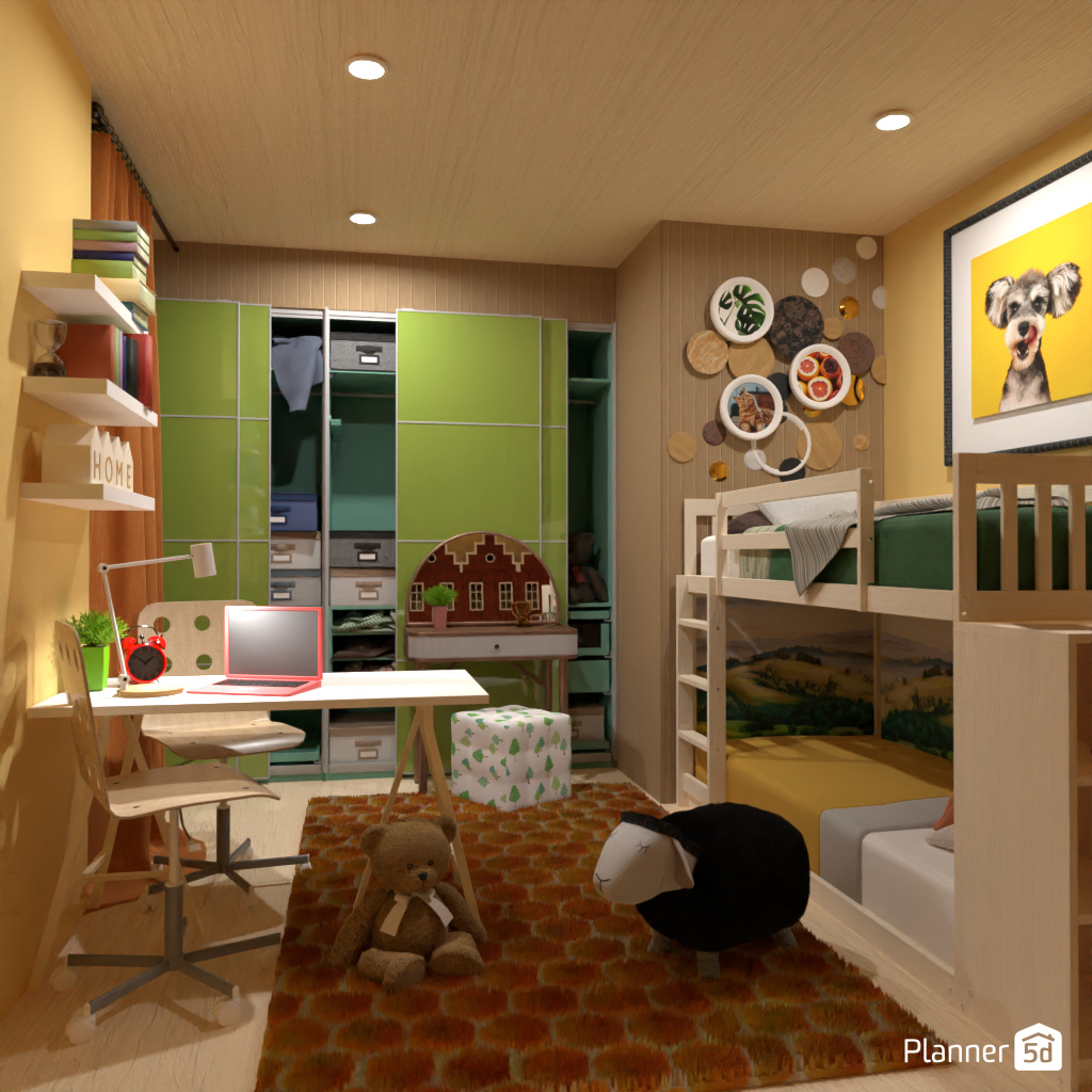 Bedroom for twins #18915676 by Editors Choice