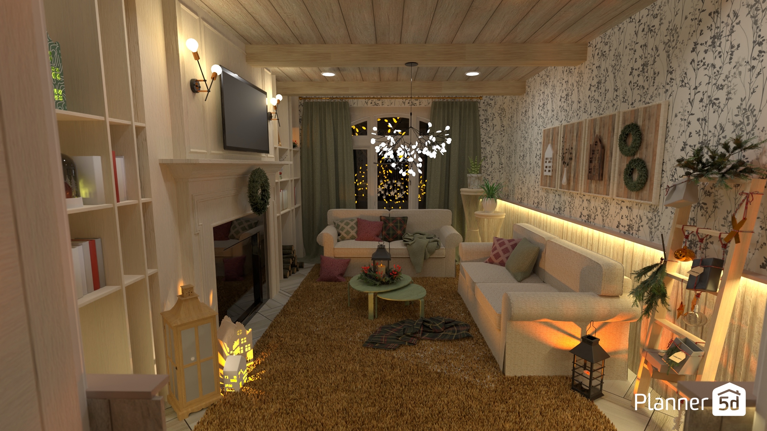 Cozy Living Room #31465884 by Micaela Maccaferri