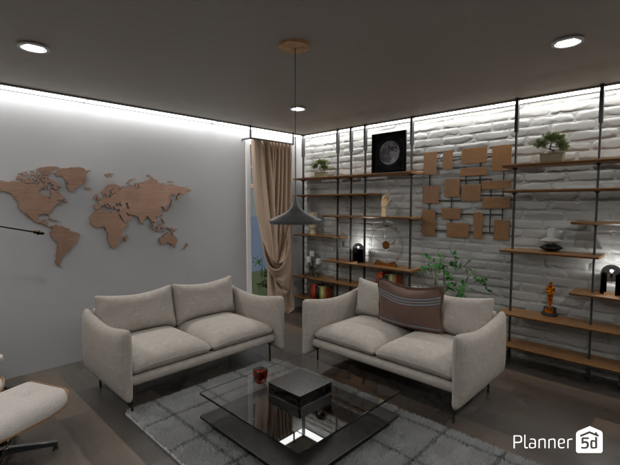 Contest - man's living room #13545327 by Rita
