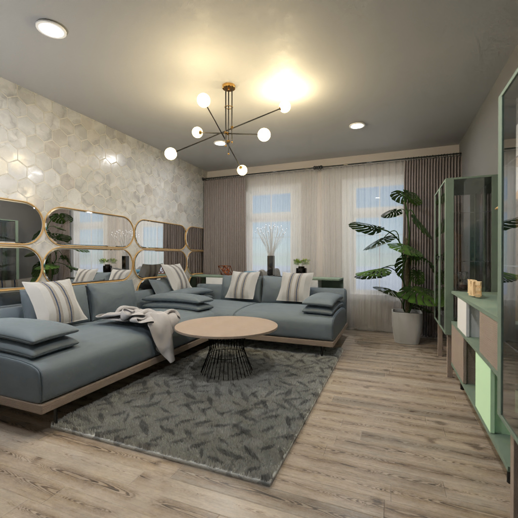 Зеркальная стена #12425767 by Editors Choice