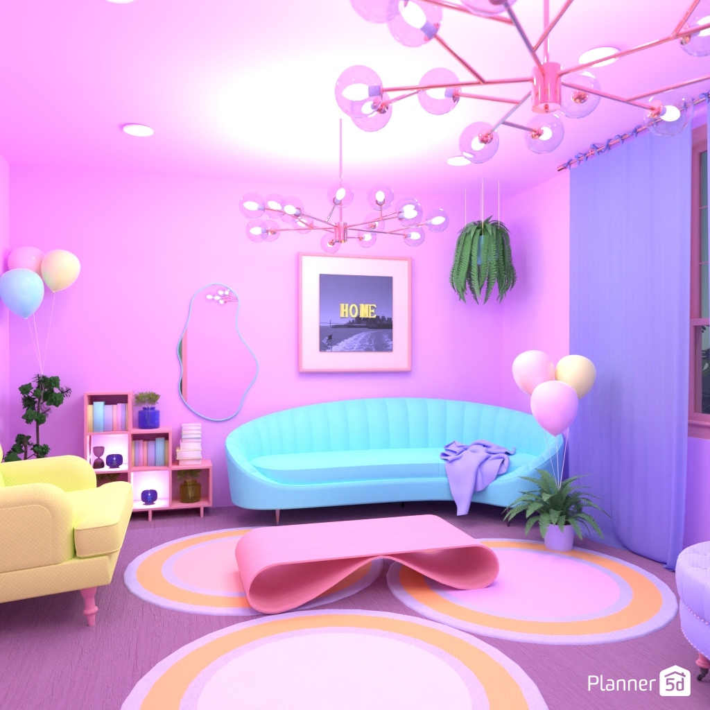 Bubble gum - Free Online Design | 3D House Ideas - by Planner 5D