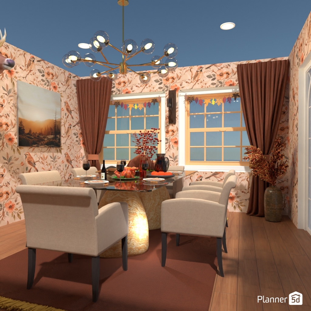 DB: Thanksgiving Day - room shell copy #23429991 by Editors Choice