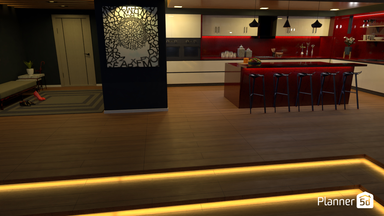 Modern cherry kitchen #6394870 by Zeeshan Susiwala