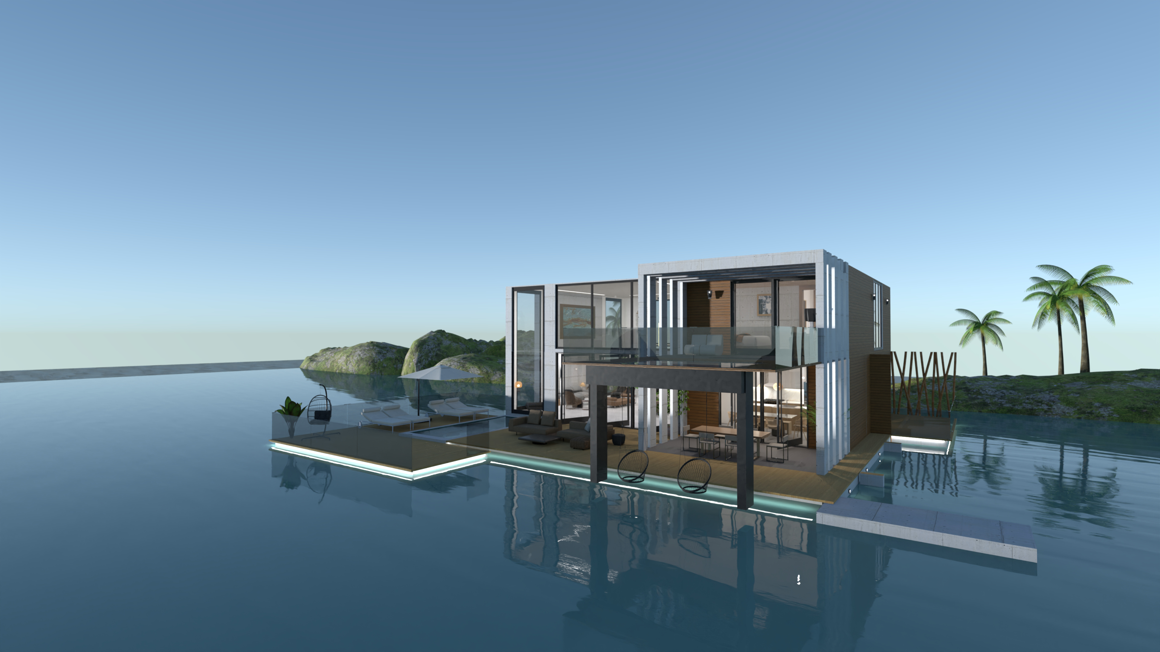 beach retreat #17716667 Por Michel