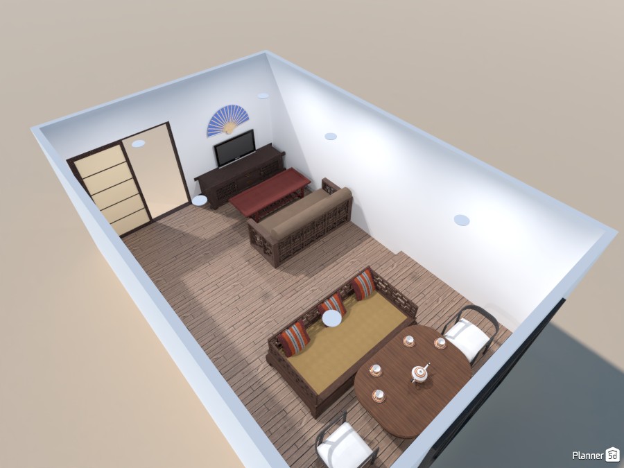 Chinese New Year entryway, dining room, living room #4007848 by Summer