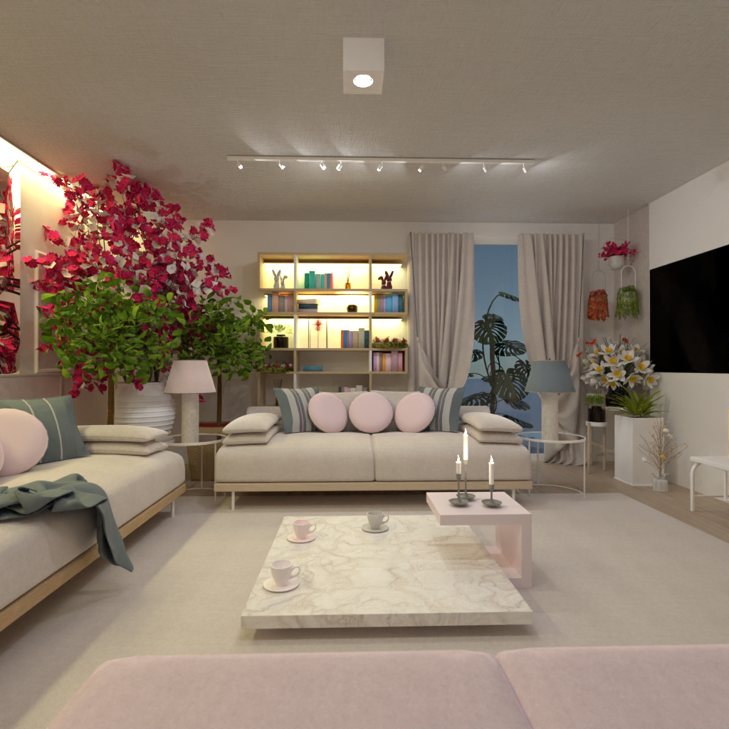 Spring Living Room #12176284 by Editors Choice