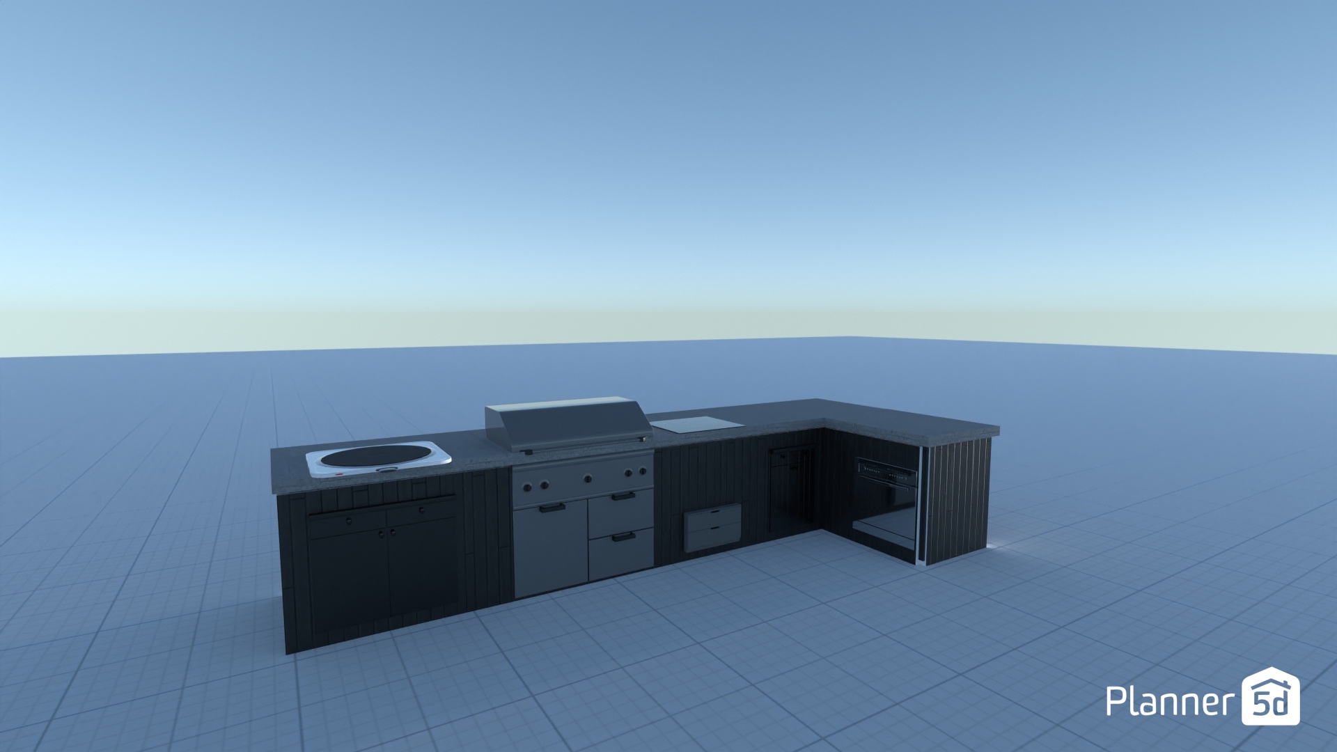 Grill / Cook Station Final (16 ft x 6 ft) #25606916 by User 16412247