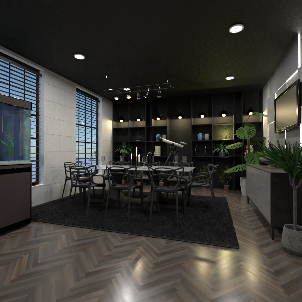 Industrial dining room #12610839 by Editors Choice