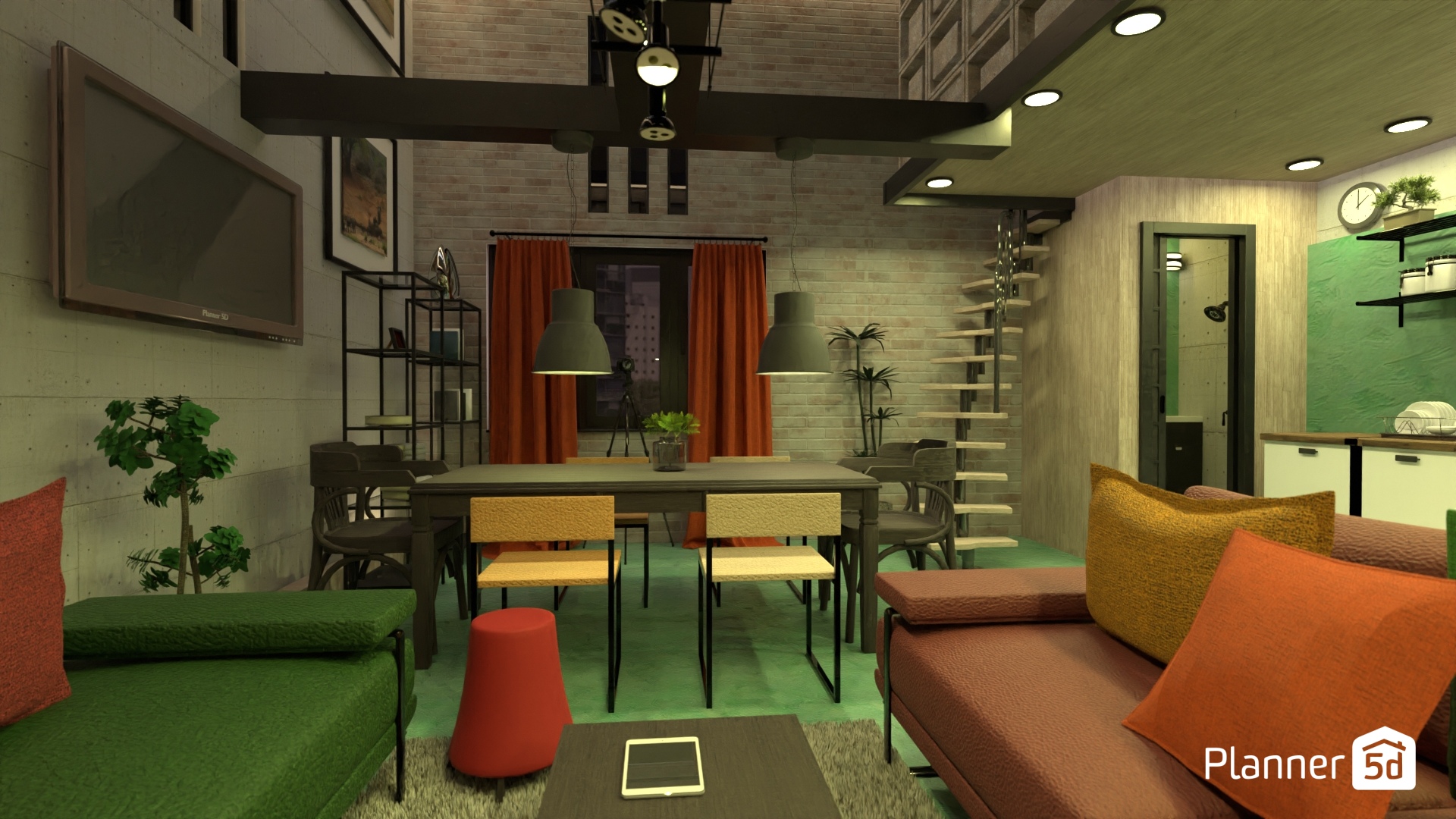 estructura contemporánea con materiales cálidos y presencia gráfica #30809640 by Yolanda Infante Garrido