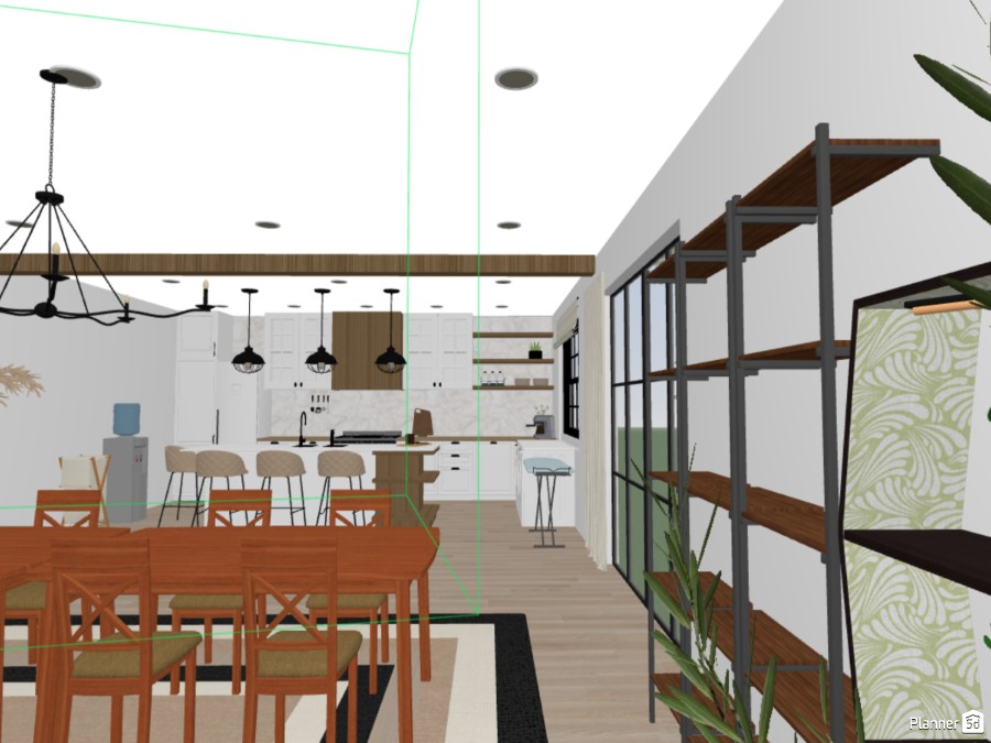 Kitchen and living #23388746 by User 158693926