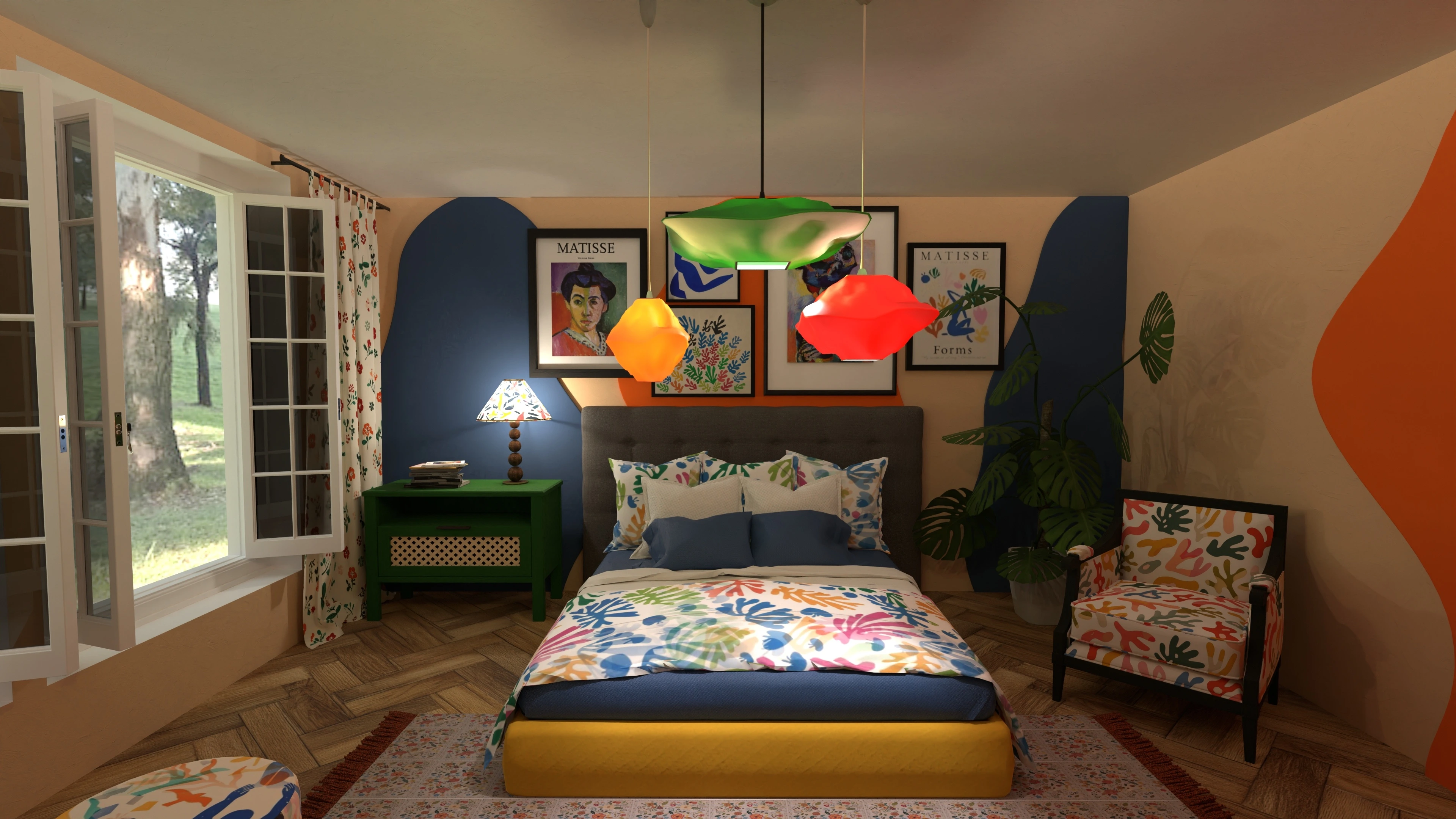 Tribute to Matisse : Bedroom #3147996 by Moonface