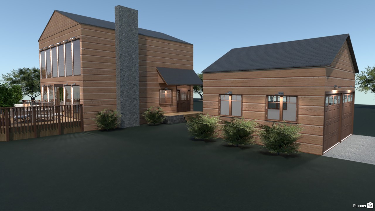 Log Home With Loft and Detached Garage #3733553 by Jason Chandler Grimes